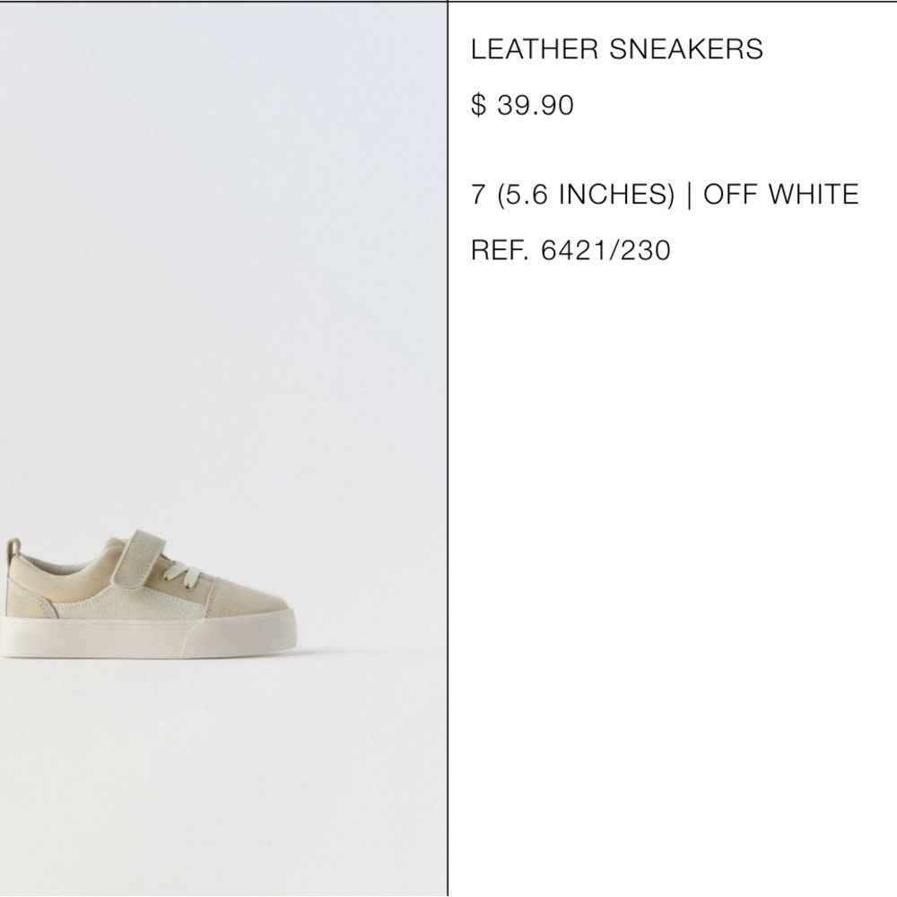 Zara Boy Shoes; Size 23